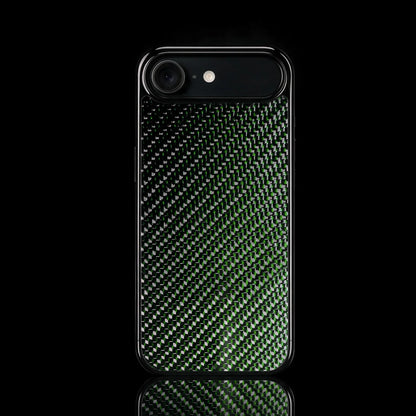 Green Classic Carbon Fiber Case for iPhone