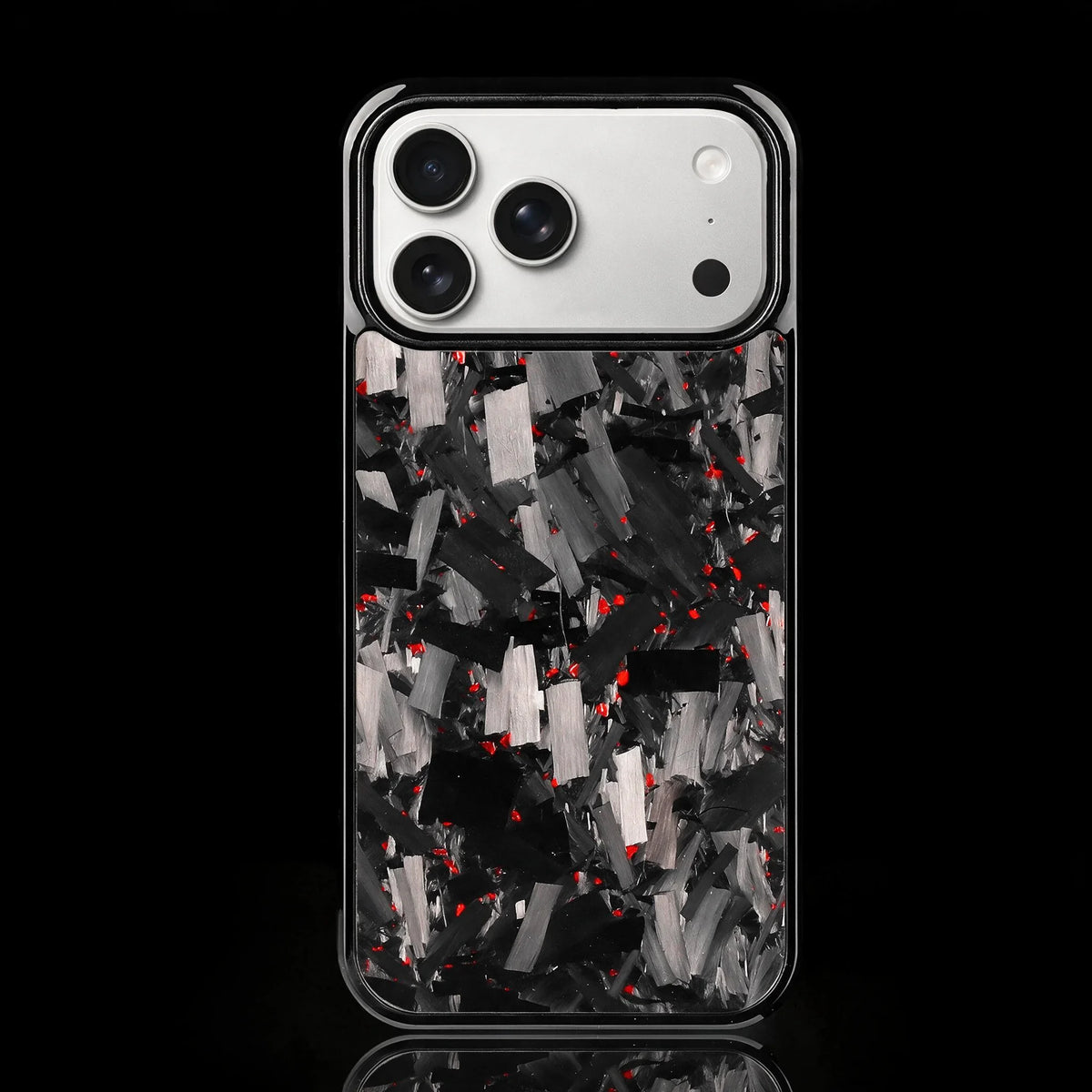 Red Forged Carbon Fiber Case for iPhone