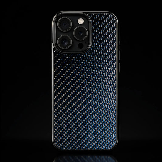 RyderCases Blue Classic real carbon fiber case for iPhone