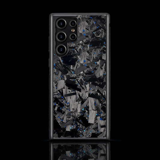 RyderCases Blue Forged real carbon fiber case for Samsung