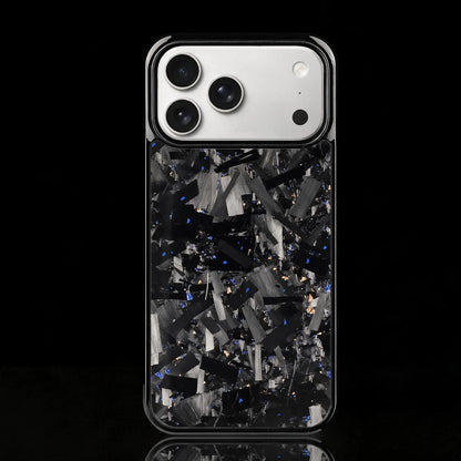 RyderCases Blue and Gold Forged real carbon fiber case for iPhone 