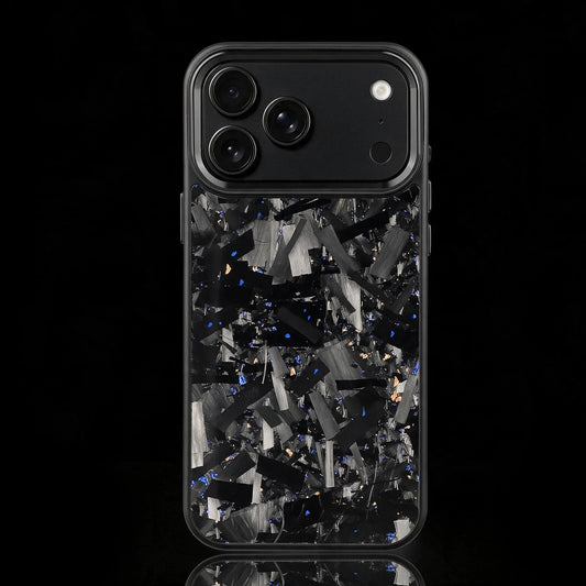 RyderCases Blue and Gold Forged real carbon fiber case for iPhone