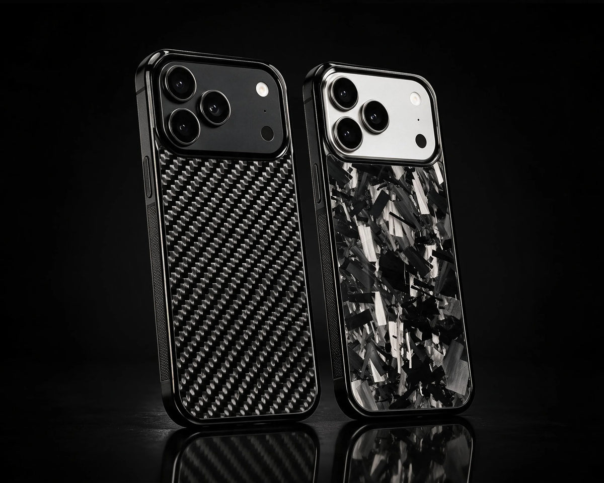 RyderCases real carbon fiber iPhone cases in Classic and Forged Carbon