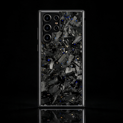 RyderCases Gold and Blue Forged real carbon fiber case for Samsung