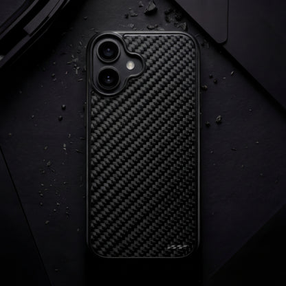 Rydercases real carbon fiber iPhone 17 case front view variant image