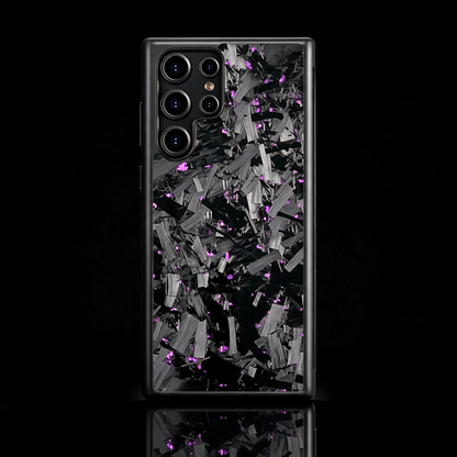 RyderCases Purple Forged real carbon fiber case for Samsung