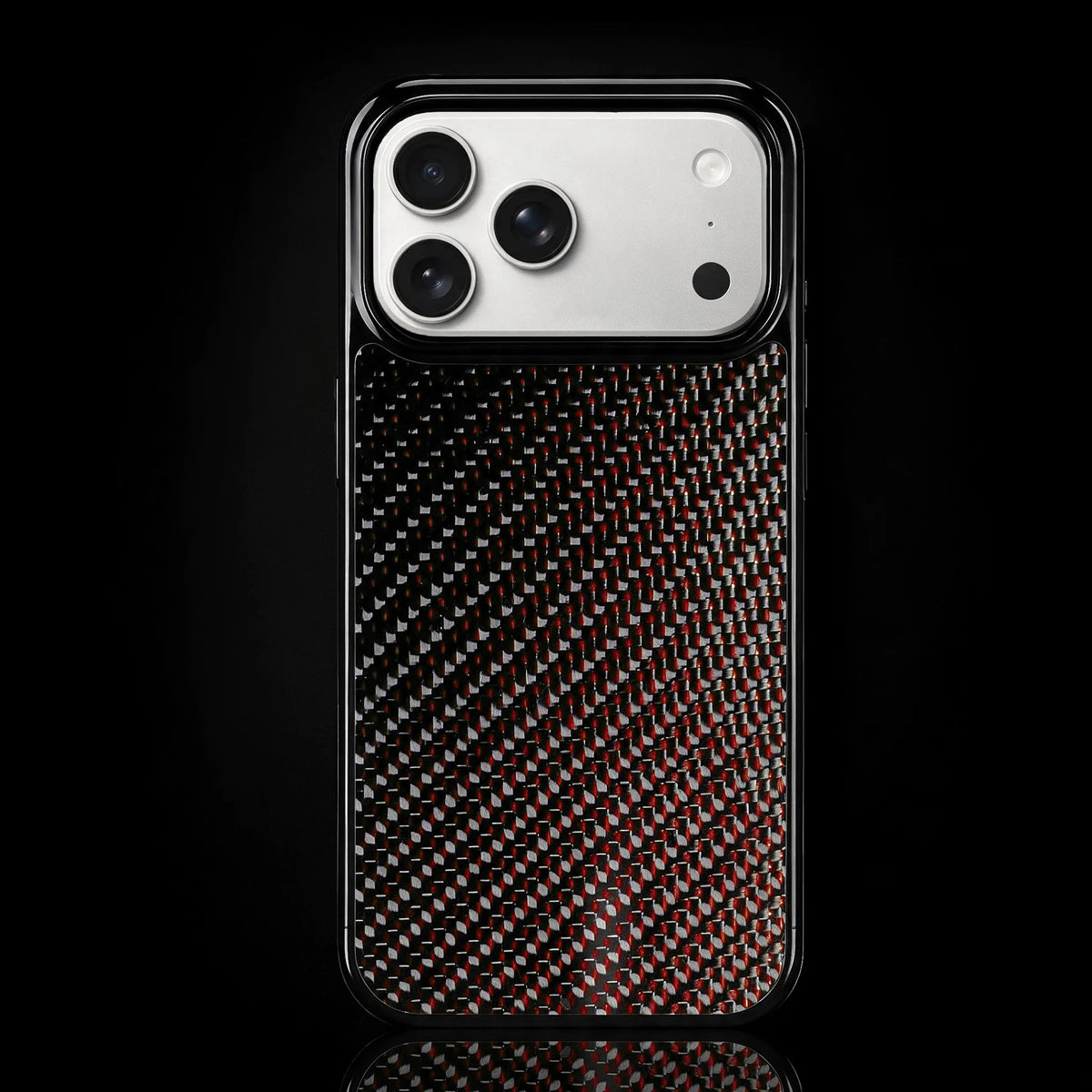 RyderCases Red Classic real carbon fiber case for iPhone 