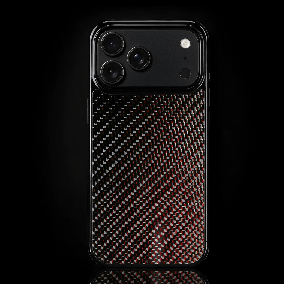 RyderCases Red Classic real carbon fiber case for iPhone 